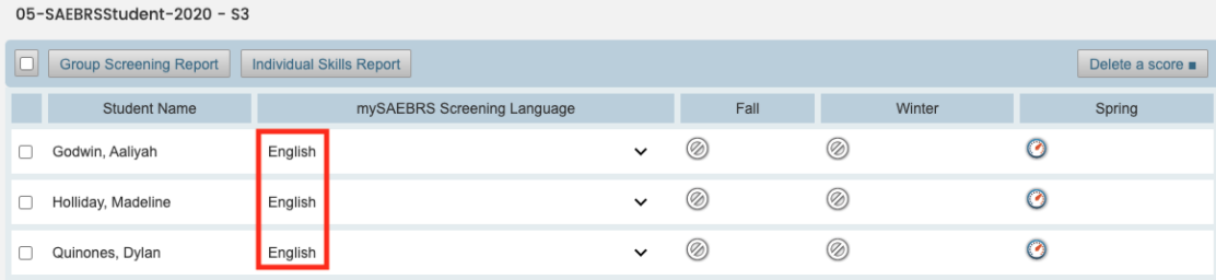 A screenshot of the 