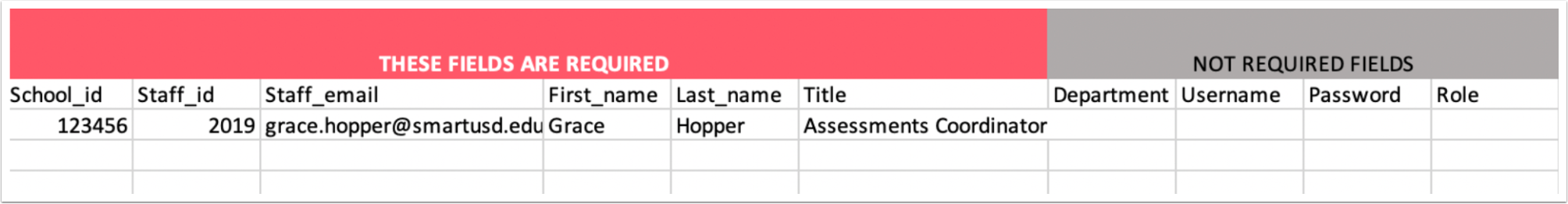 Image of Clever non teaching staff file template